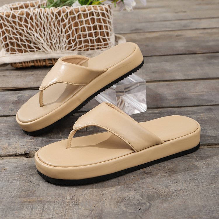 Damen komfortable Zehentrenner Sandalen R&B