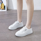Damen Sportliche Sneakers mit hochgezogener Sohle und atmungsaktiver Mesh-Oberfläche R&B