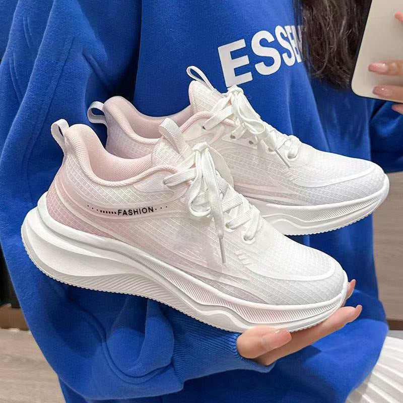 Damen Sportliche Sneakers mit atmungsaktivem Mesh-Obermaterial und ergonomischer Dämpfung R&B