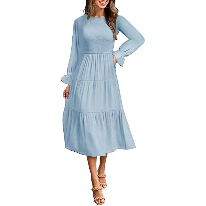 Maxikleid mit Rüschen elegant