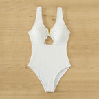 Damen Einteiliger Badeanzug mit raffiniertem Cut-Out und sportlichem Design R&B