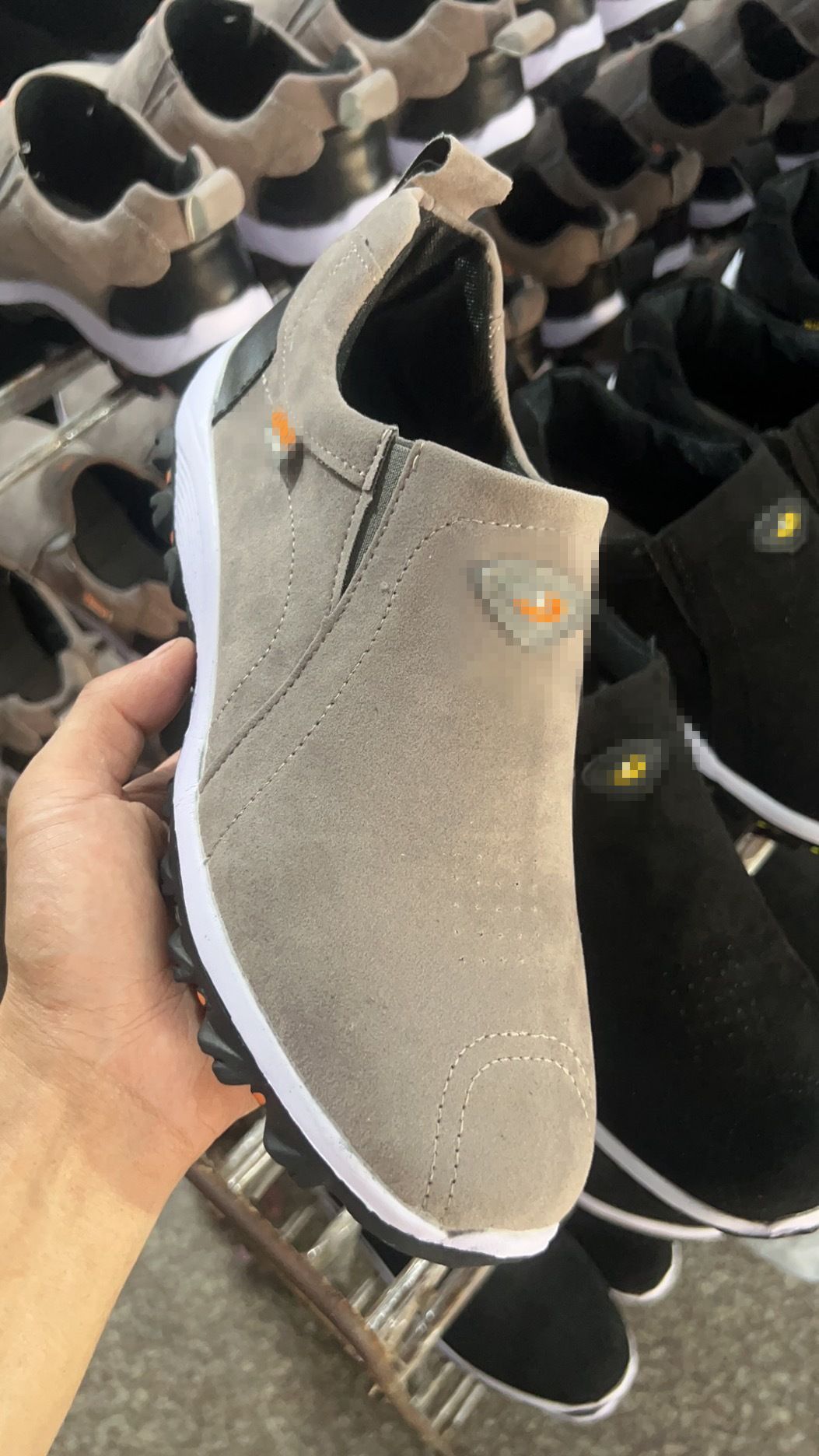 Damen Bequeme Freizeitschuhe mit elastischem Einstieg und rutschfester Sohle R&B