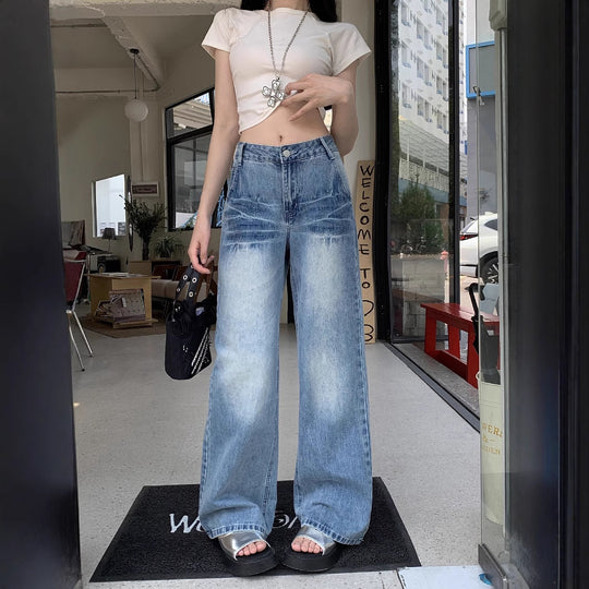 Damen Flared Jeans mit hohem Bund R&B