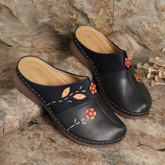 Damen bequemes Clogs mit floralem Design und ergonomischer Fußbettgestaltung R&B