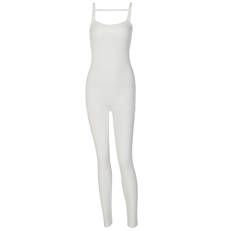 Damen Langärmeliger Jumpsuit mit schmalem Schnitt R&B