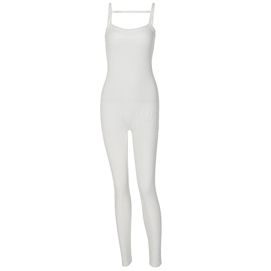 Damen Langärmeliger Jumpsuit mit schmalem Schnitt R&B