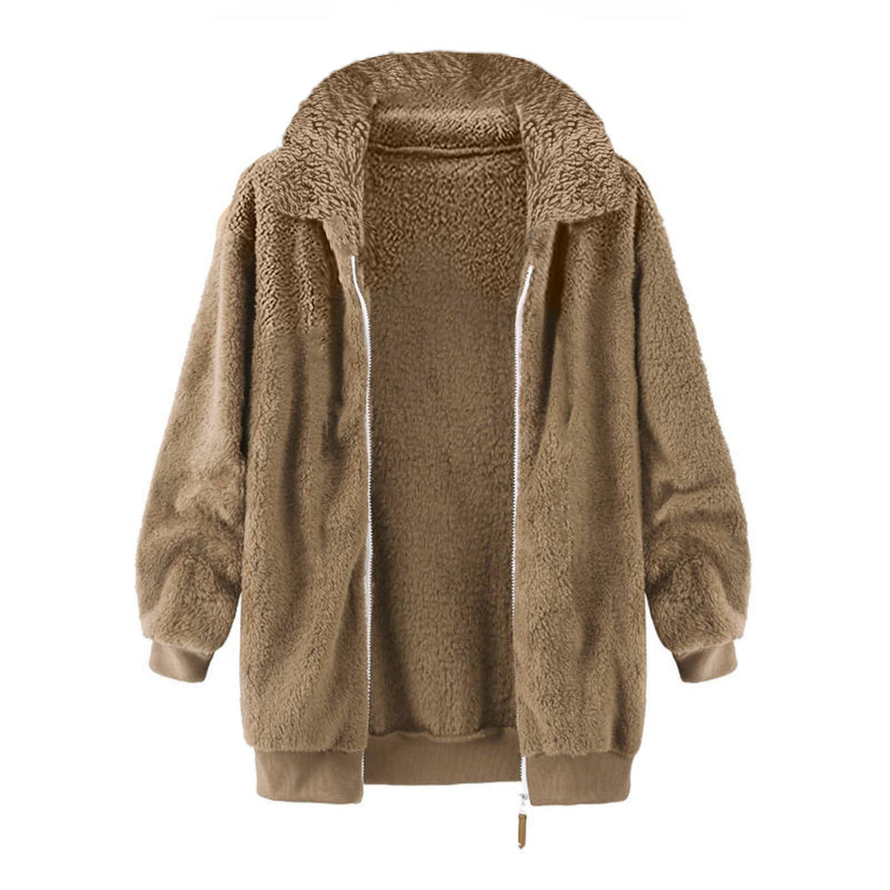 Damen Fleece-Jacke im Oversized-Stil R&B