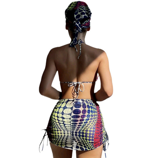 Damen Triangel-Bikini mit Rock R&B