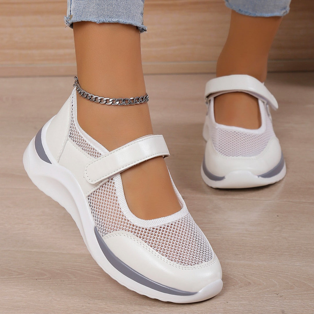 Damen Sportliche Sneaker mit atmungsaktivem Mesh-Obermaterial R&B
