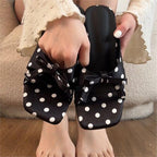 Damen modische Riemchensandalen mit Punktmuster R&B