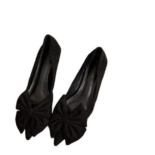 Damen elegante Ballerinas mit dekorativer Schleifenverzierung R&B
