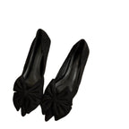 Damen elegante Ballerinas mit dekorativer Schleifenverzierung R&B