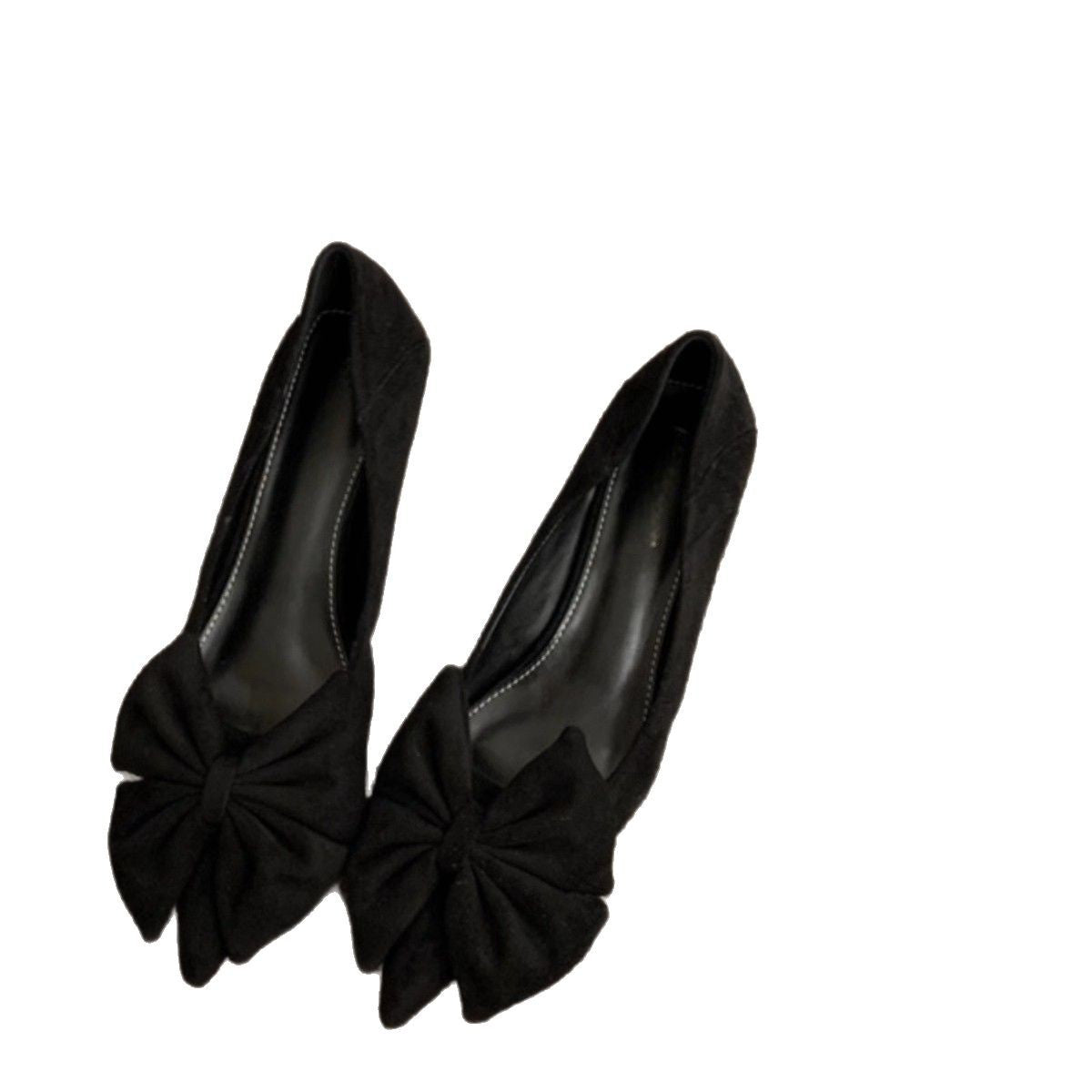 Damen elegante Ballerinas mit dekorativer Schleifenverzierung R&B