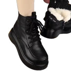 Damen Modische Winterboots mit kuscheligem Futter und rutschfester Sohle