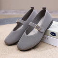 Damen elegante Ballerinas mit verstellbarem Riemen R&B