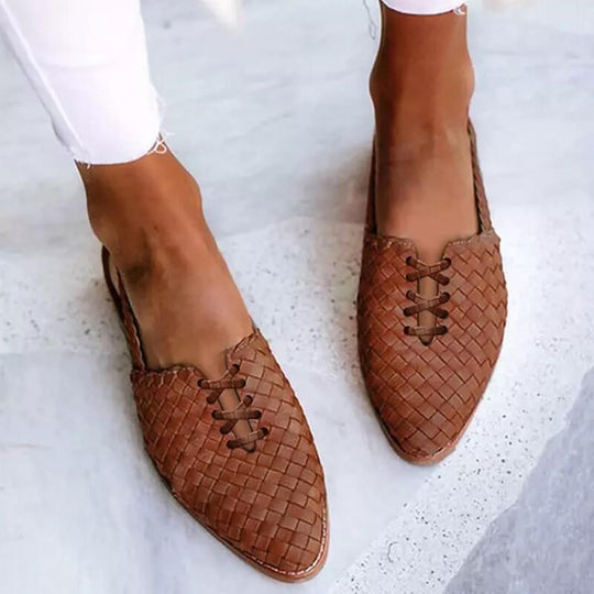 R&B | Gewebte Slip-On-Ballerinas