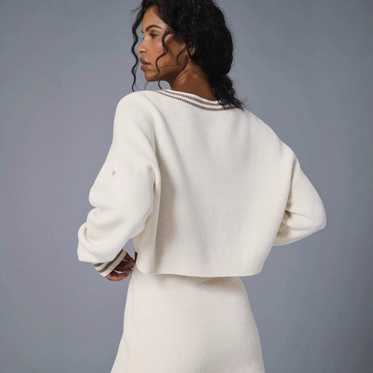 Damen Kapuzenkleid aus strukturierter Baumwolle R&B