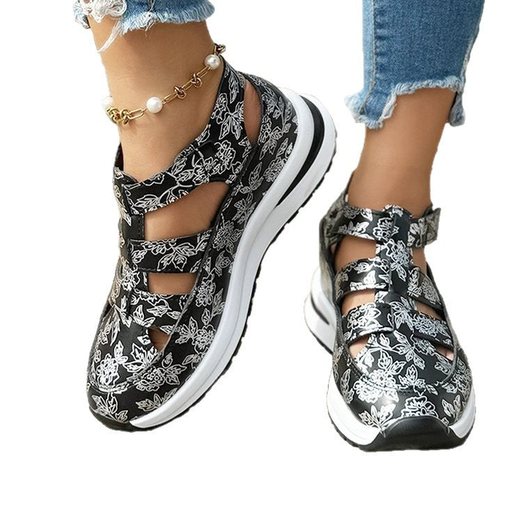 Damen sportliche Sandalen mit modischem Schnitt und atmungsaktiven Einsätzen R&B