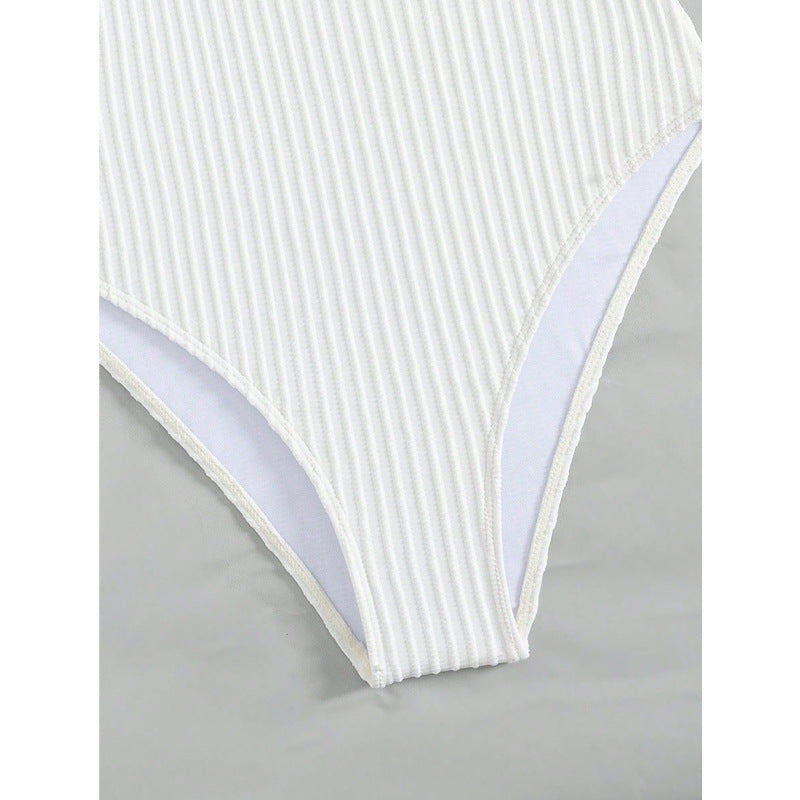 Damen High-Waist Badeanzug mit Cut-Out R&B