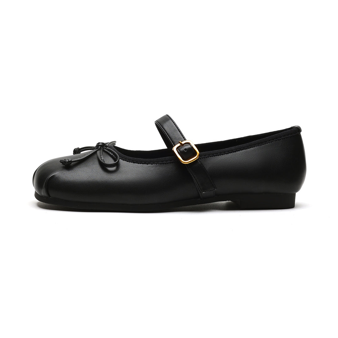 Damen Ballerinas mit modischem Schnallenakzent R&B