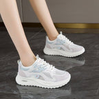 Damen Sportliche Sneakers mit strapazierfähigem Obermaterial und dämpfender Sohle R&B