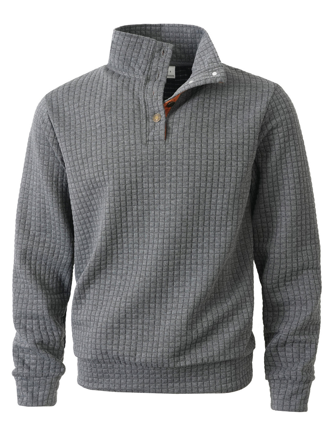 Herren stylischer Pullover mit modischem Stehkragen R&B