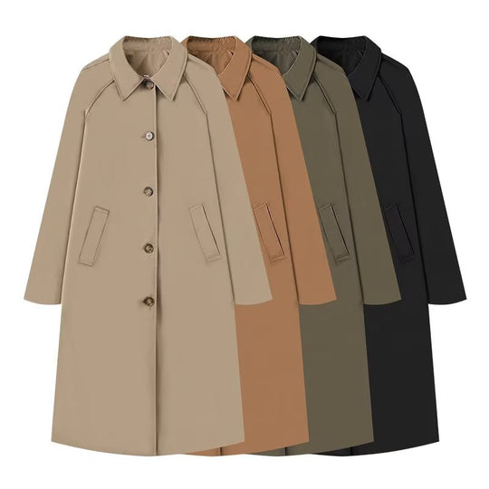 Damen elegante Übergangsjacke mit praktischen Taschen R&B