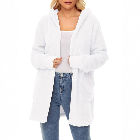 Damen weicher Fleece-Mantels R&B