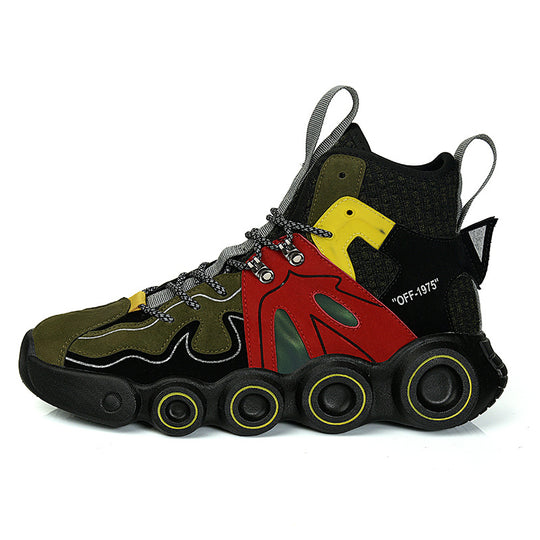 Damen Sportliche High-Top Sneakers mit innovativem Dämpfungssystem R&B