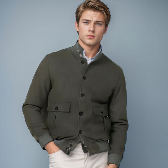 Herren modische Utility-Jacke mit praktischen Taschen R&B 1760428331