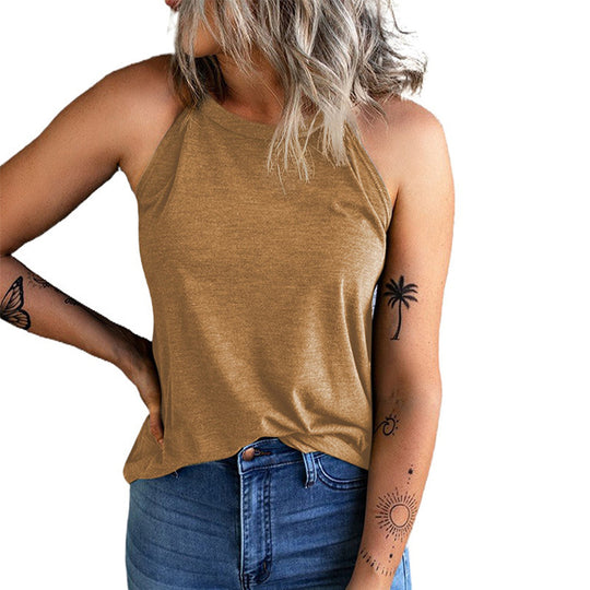 Damen Ärmeloses Sporttop mit lässigem Schnitt und feuchtigkeitsableitender Funktion R&B
