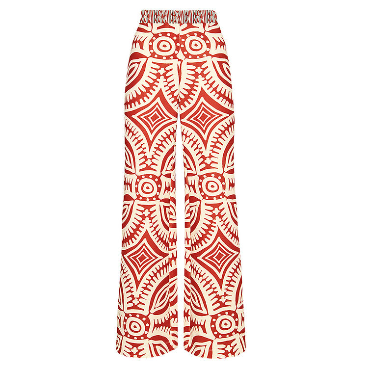 Damen Eleganter asymmetrischer Badeanzug mit stylischem Muster R&B