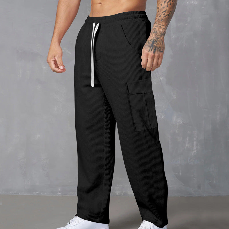 Herren Cargohose mit elastischem Bund und praktischen Taschen R&B