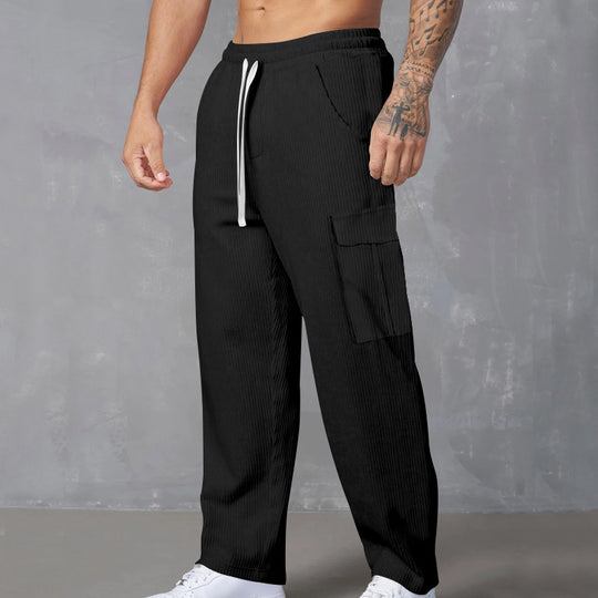Herren Cargohose mit elastischem Bund und praktischen Taschen R&B