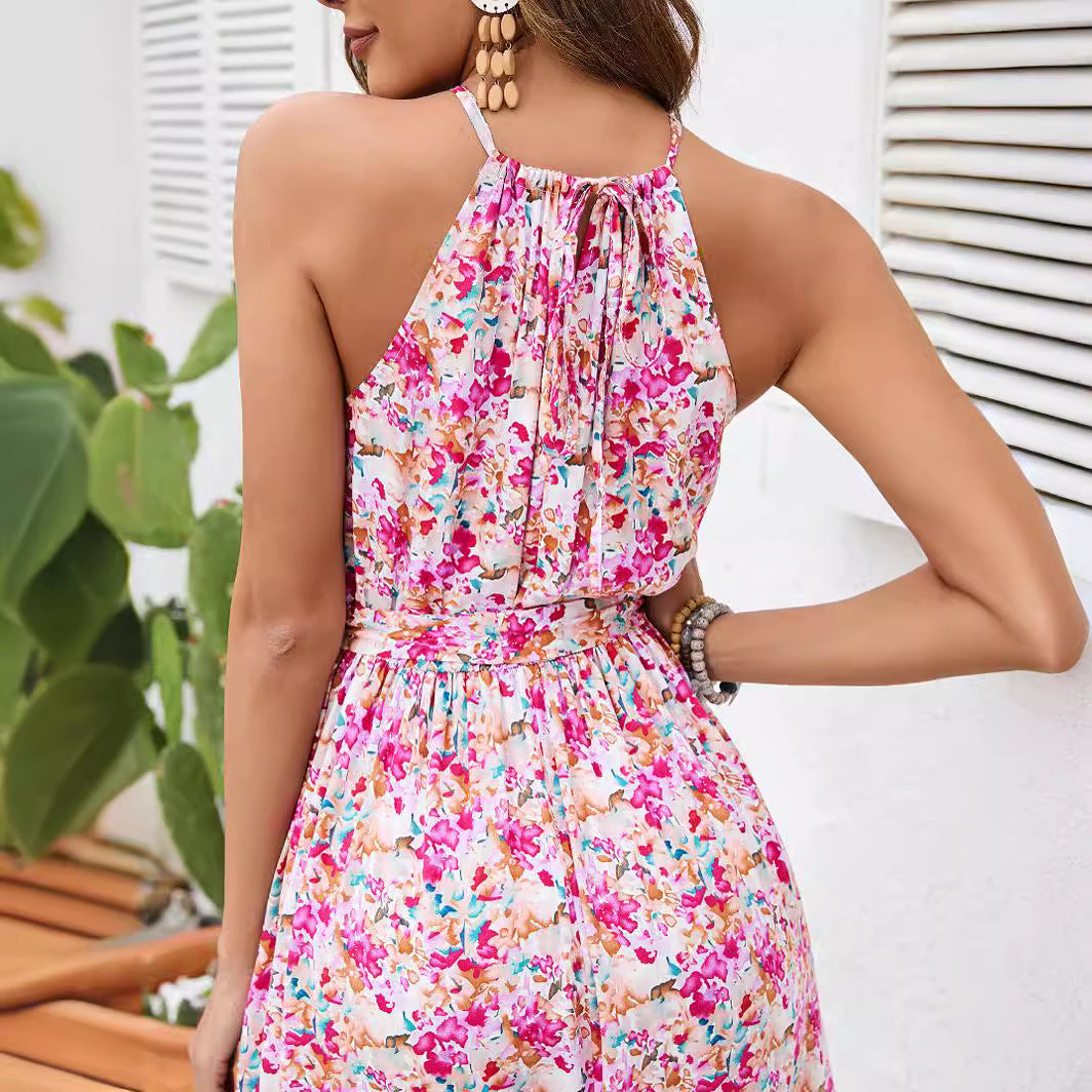 Damen Maxikleid mit floralen Mustern R&B