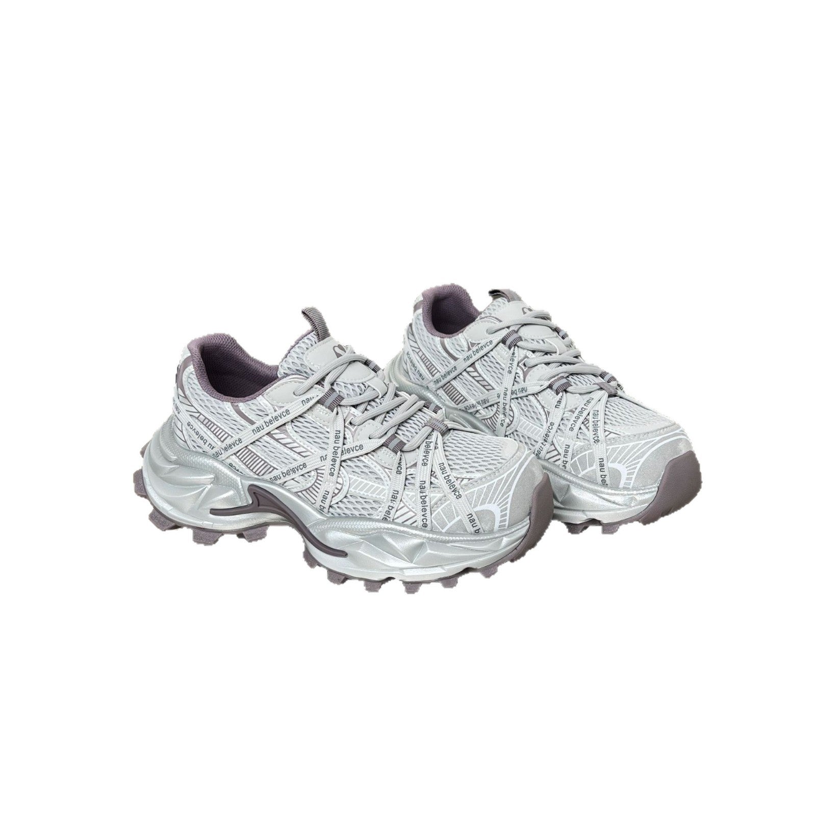 Damen Sportliche Lauf-Sneaker mit innovativem Mesh-Design und rutschfester Sohle R&B