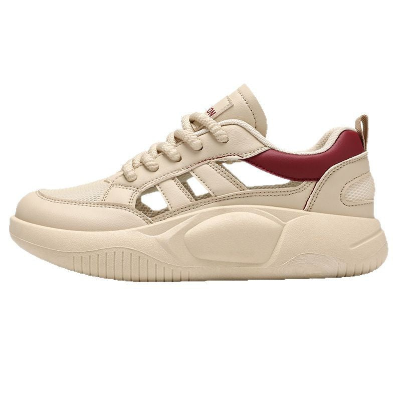 Damen Sportliche Sneakers mit atmungsaktiver Mesh-Oberfläche und dämpfender Sohle R&B