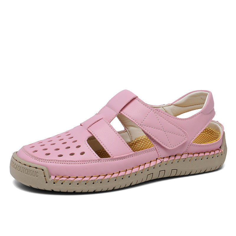 Damen Bequeme und luftige Freizeitsandalen mit ergonomischem Fußbett R&B