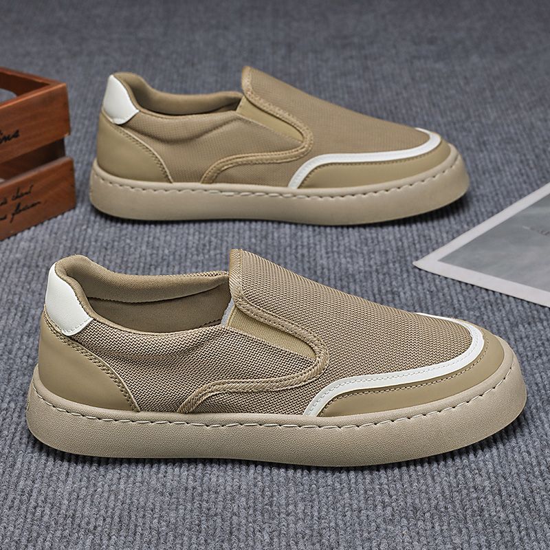 Damen Slip-On Freizeitschuhe mit atmungsaktiver Mesh-Oberfläche und bequemer Sohle