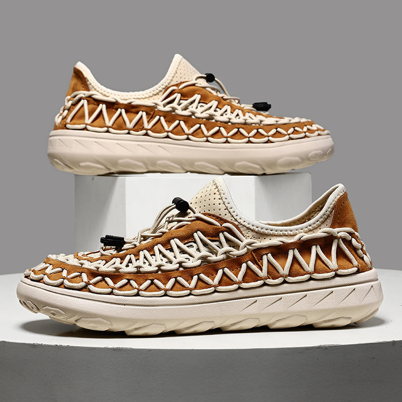 Unisex Freizeit-Sneaker mit atmungsaktiver Oberflächengestaltung R&B