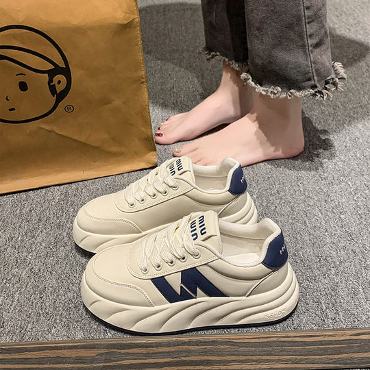 Damen modische Sneaker mit einzigartiger Sohlenstruktur und atmungsaktivem Obermaterial R&B