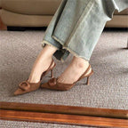 Damen elegante Slingback Pumps mit modernem Riemendesign R&B