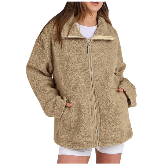 Damen Gemütlicher Fleece-Hoodie R&B