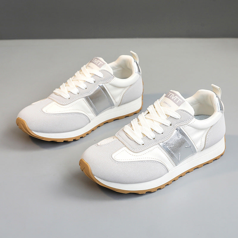 Damen sportliche Sneakers mit atmungsaktiver Mesh-Oberfläche und dämpfendem Sohlenprofil R&B