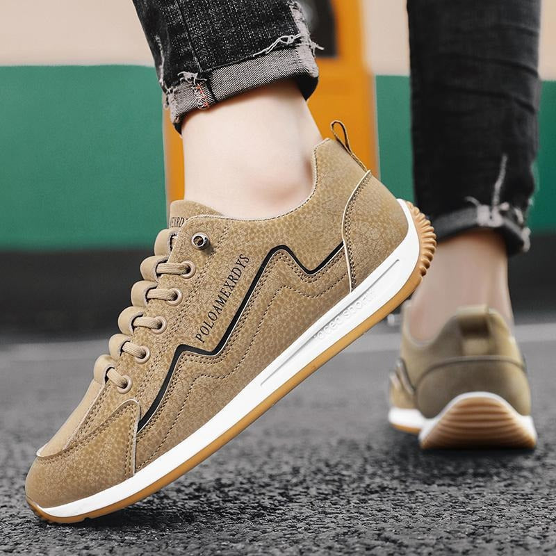 Damen Sportliche Sneakers mit texturiertem Obermaterial und rutschfester Sohle