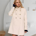Damen modern geschnittene Doppelreiher Jacke R&B