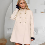 Damen modern geschnittene Doppelreiher Jacke R&B