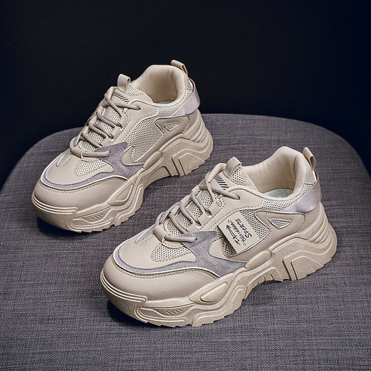 Damen Sneakers im modernen Chunky-Stil mit atmungsaktivem Obermaterial und gepolsterter Sohle R&B