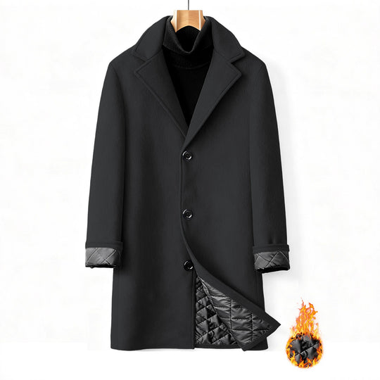 Herren eleganter und stilvoller Übercoat R&B