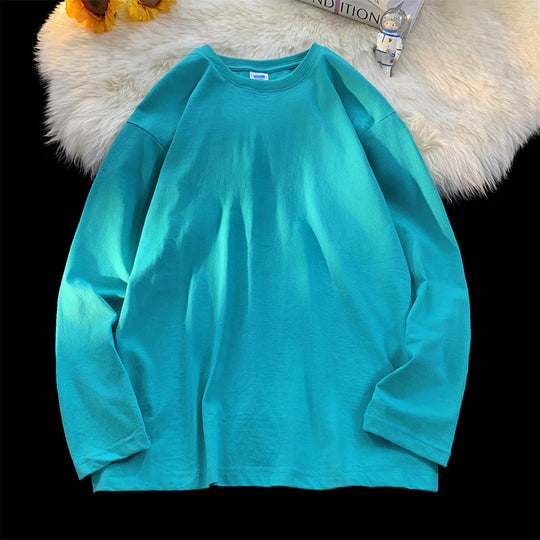 Damen Lässiges Langarmshirt aus hochwertiger Baumwolle R&B
